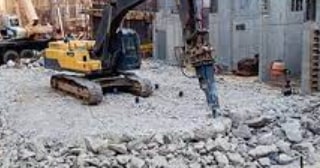Демонтаж фундамента цена от 2007 руб. | снос старого фундамента заказать в Кизилюрте