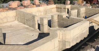 Фундамент с цокольным этажом под ключ заказать в Кизилюрте - фундамент цокольный этаж под ключ цена от 7393 руб за м2