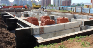 Фундаменты промышленных зданий в Кизилюрте цена от 25347 руб. - заказать строительство фундамента промздания под стальные колонны
